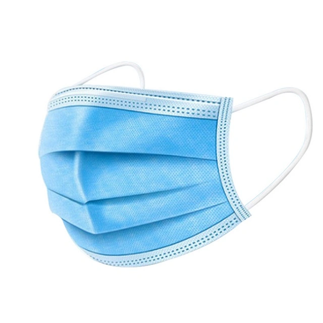 Disposable Personal Non Woven Disposable Face Shield Wholesale 3 Layers Disposable Face Mask