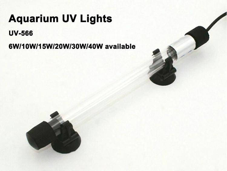 15W Aquarium UV Sterilizer Light Submersible Water Cleaner