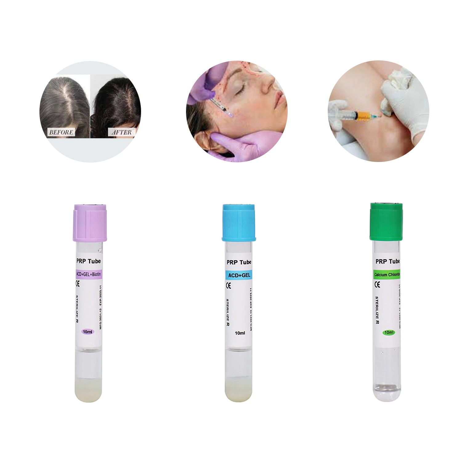 Siny Prp Tube Ha & Sodium Citrate & Gel Tube for Hair Repair/Beauty Skin