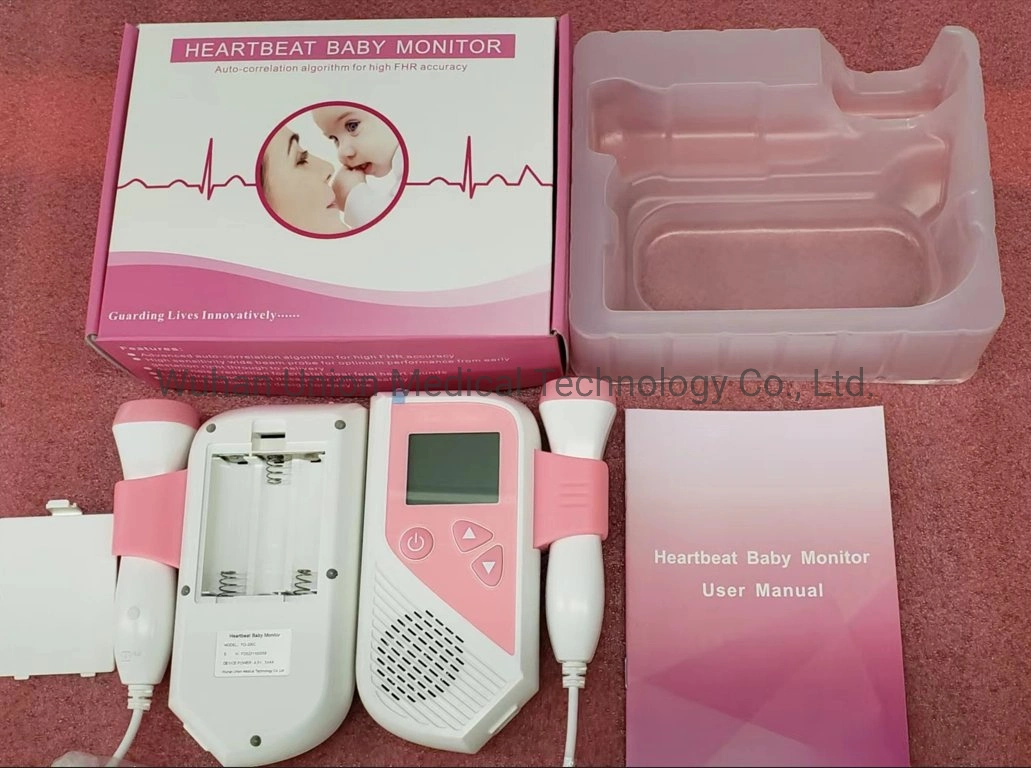 Vet un pequeño animal perro gato Medición ultrasónica Detector de frecuencia cardíaca Fetal Doppler