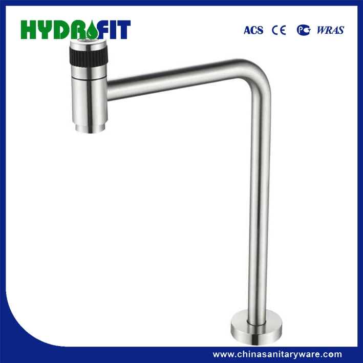 High Cold Tap for Brazil Market Misturador Monocomando De Lavatorio De Balcao Bica Alta Aqua (FT5259)