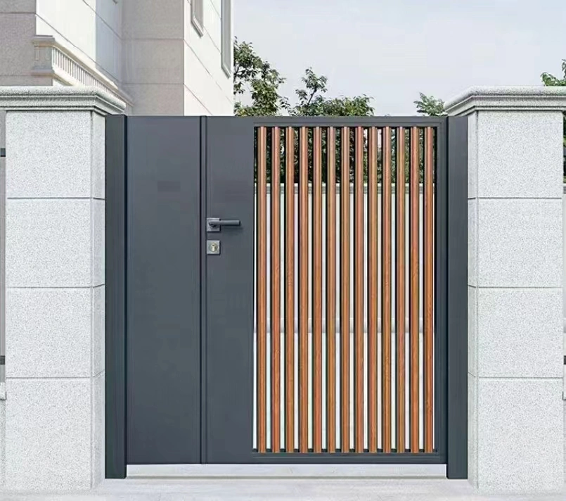 Ral7016 3000*1800mm Aluminum Swing Gate