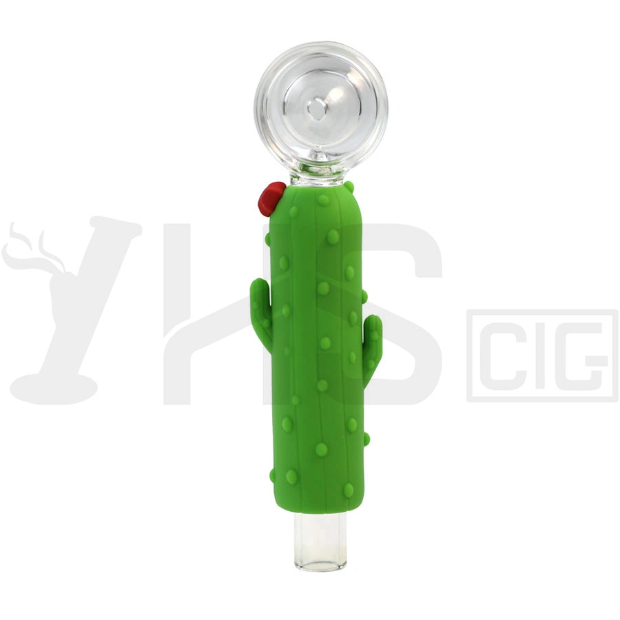 Smoking Glass Water Pipe New Product Cactus Straight Tube