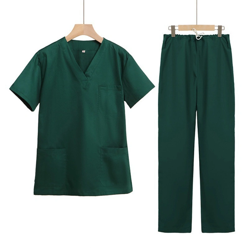 Ly Polyester Cotton Scrub Suit -Hospital Uniform