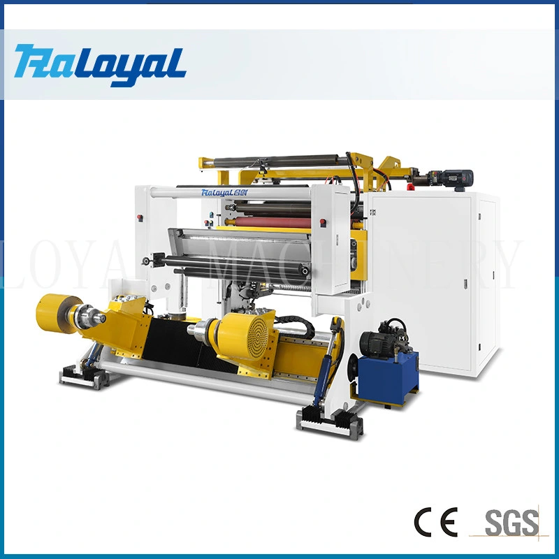 Coated Paper Jumbo Roll Slitting Rewinding Machine with Automatic Unloading