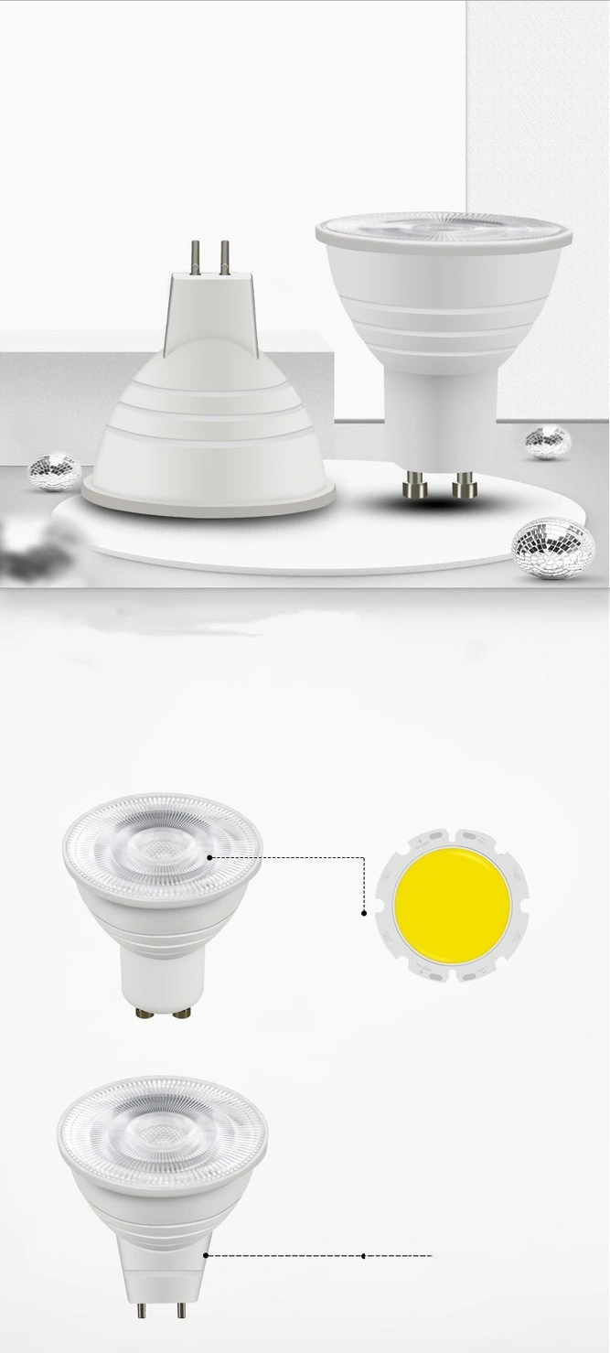 5W/7W 6500K/2700K regulable MR16 GU10 Spot Lámpara LED