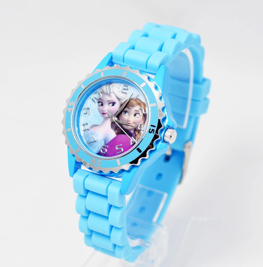 Kundenspezifisch modische Werbe Silikon Uhr Frauen und Kinder Uhr für Geschenk