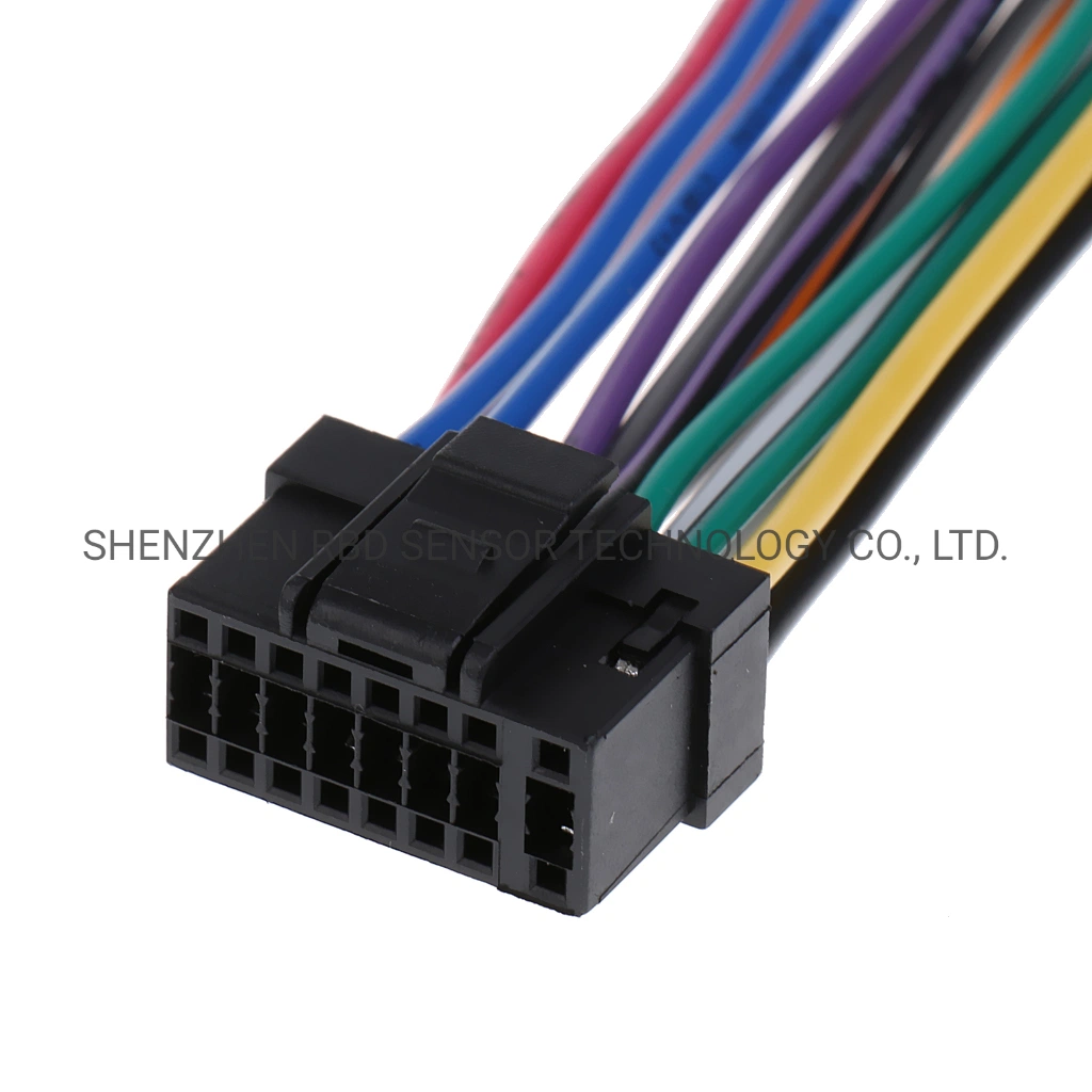 Wire Harness Adapter Connector Cable Radio Wiring Connector Plug for Auto Car Stereo System