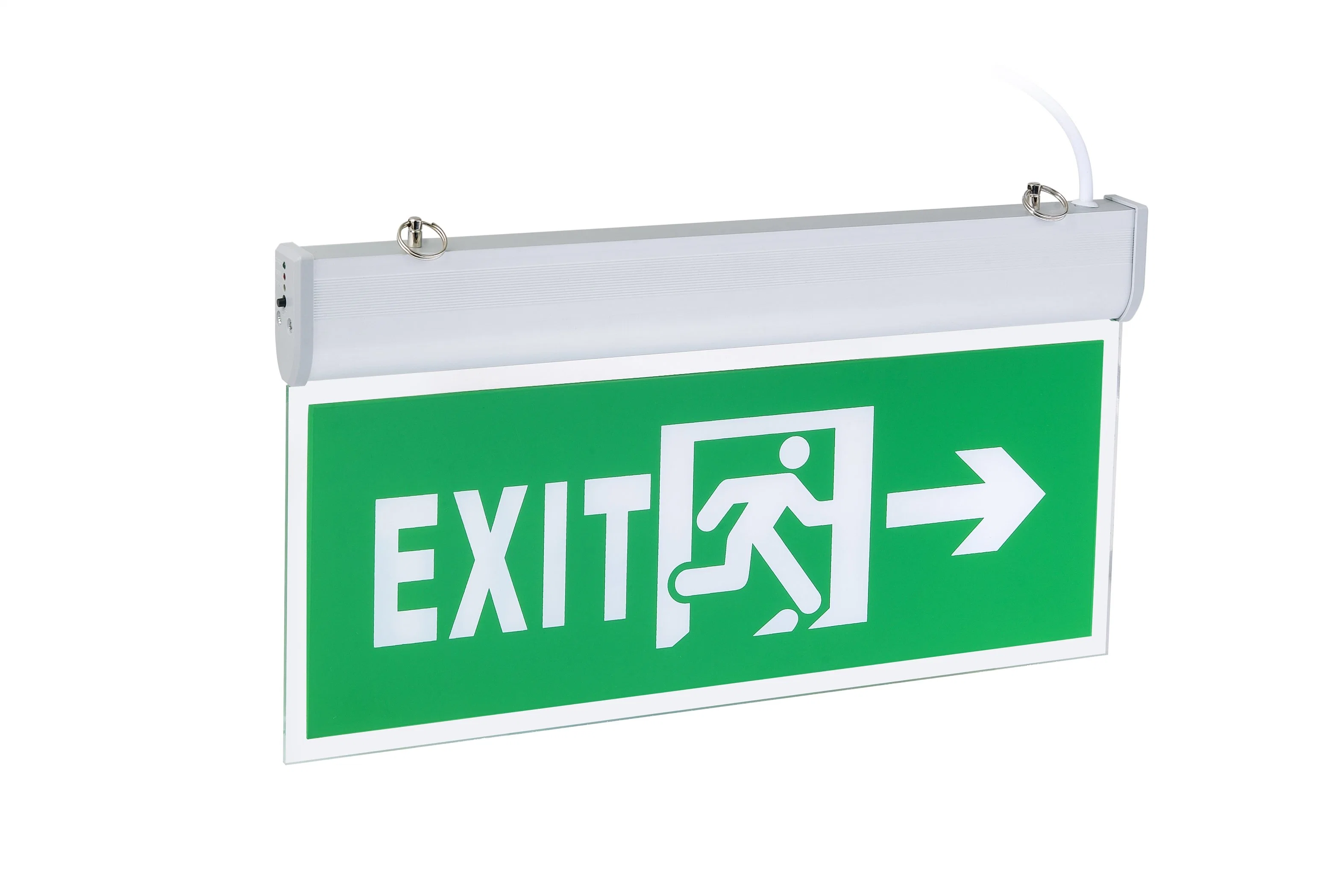 Wall-Mounted Emergency LED Light Exit Sign Easy Installation for Various Locations