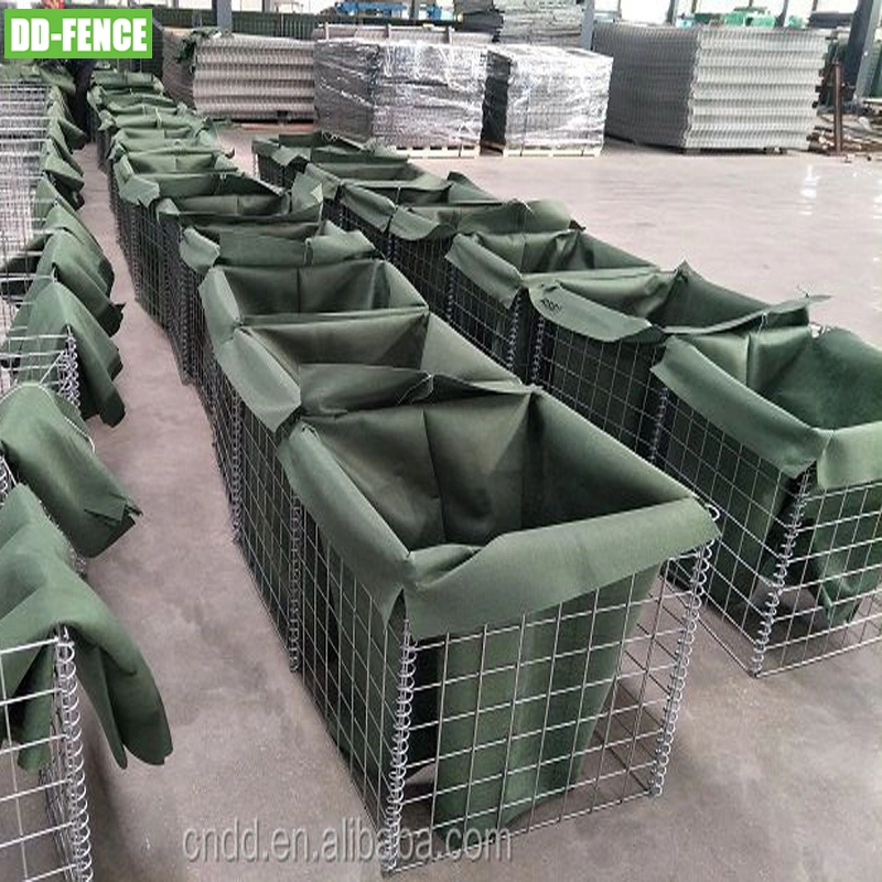 Galvanized Wire Hesco Barriers Bastion Gabion Basket Retaining Wall Gabion Box Price