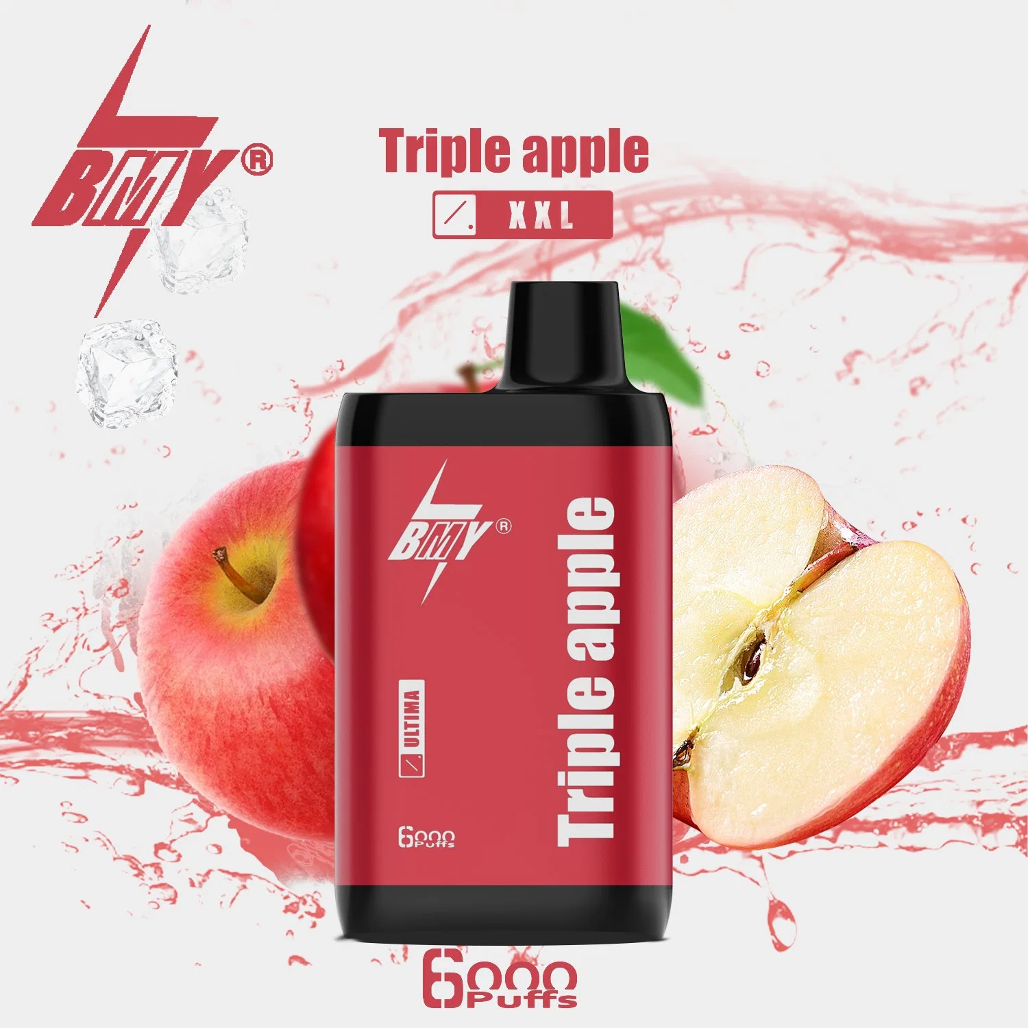 Precio al por mayor BMY Ultima Mango Ice Flavors 6000 Puff 12ml Barra desechable Hookah de la bobina de la malla líquida E del cigarrillo Puff Elf VAPE Bar E Cigarette