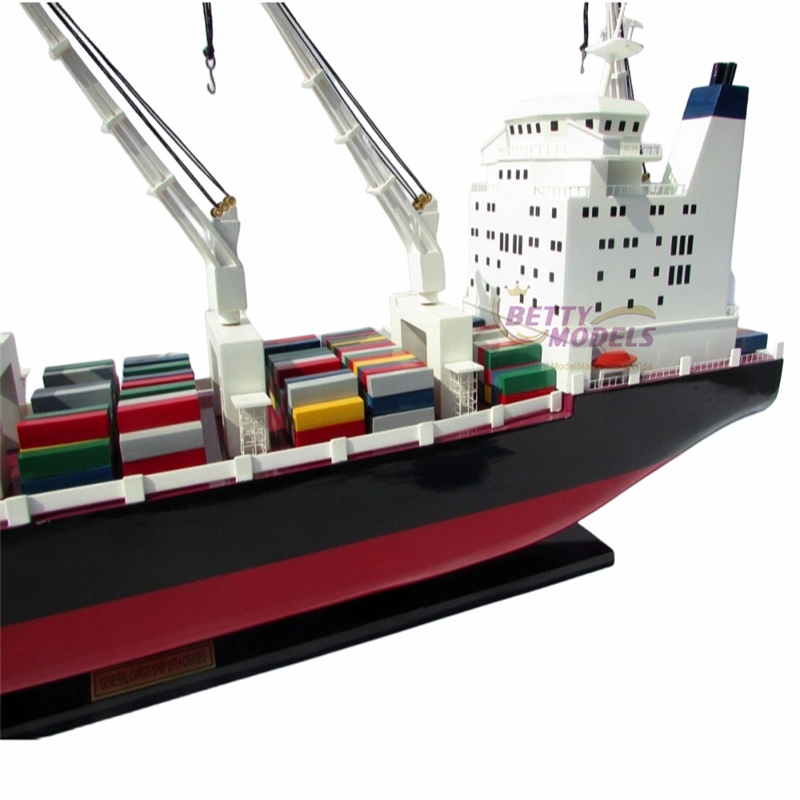 Professional 3D Container Ship Scale Model Making General Cargo Vessel Model Boat