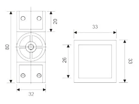 Accesorios Shower-Glass Pipe-Connector 316-Stainless-Steel soporte giratorio Support-Bar