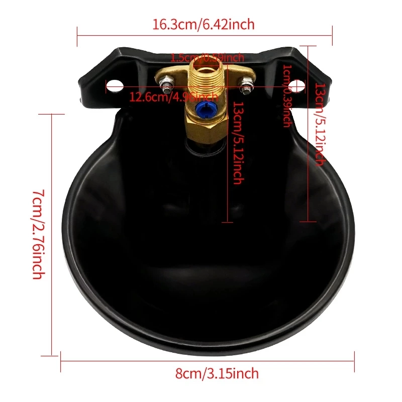 Animal Drinkers Cattle Sheep Horse Swine Dog Automatic Water Bowl Farm Animal Feeders Cattle and Sheep Equip Ment
