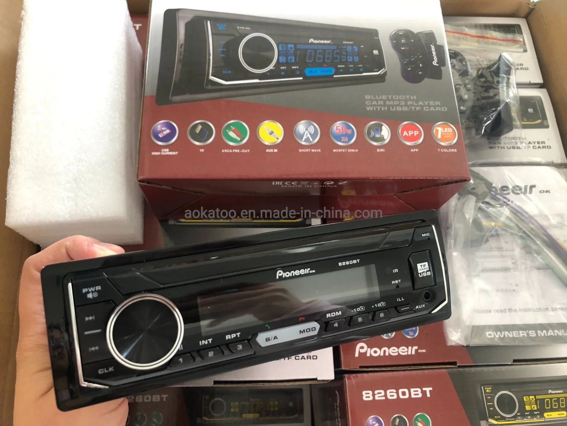 Digital Car Stereo MP3 with Holder Audio Video Player