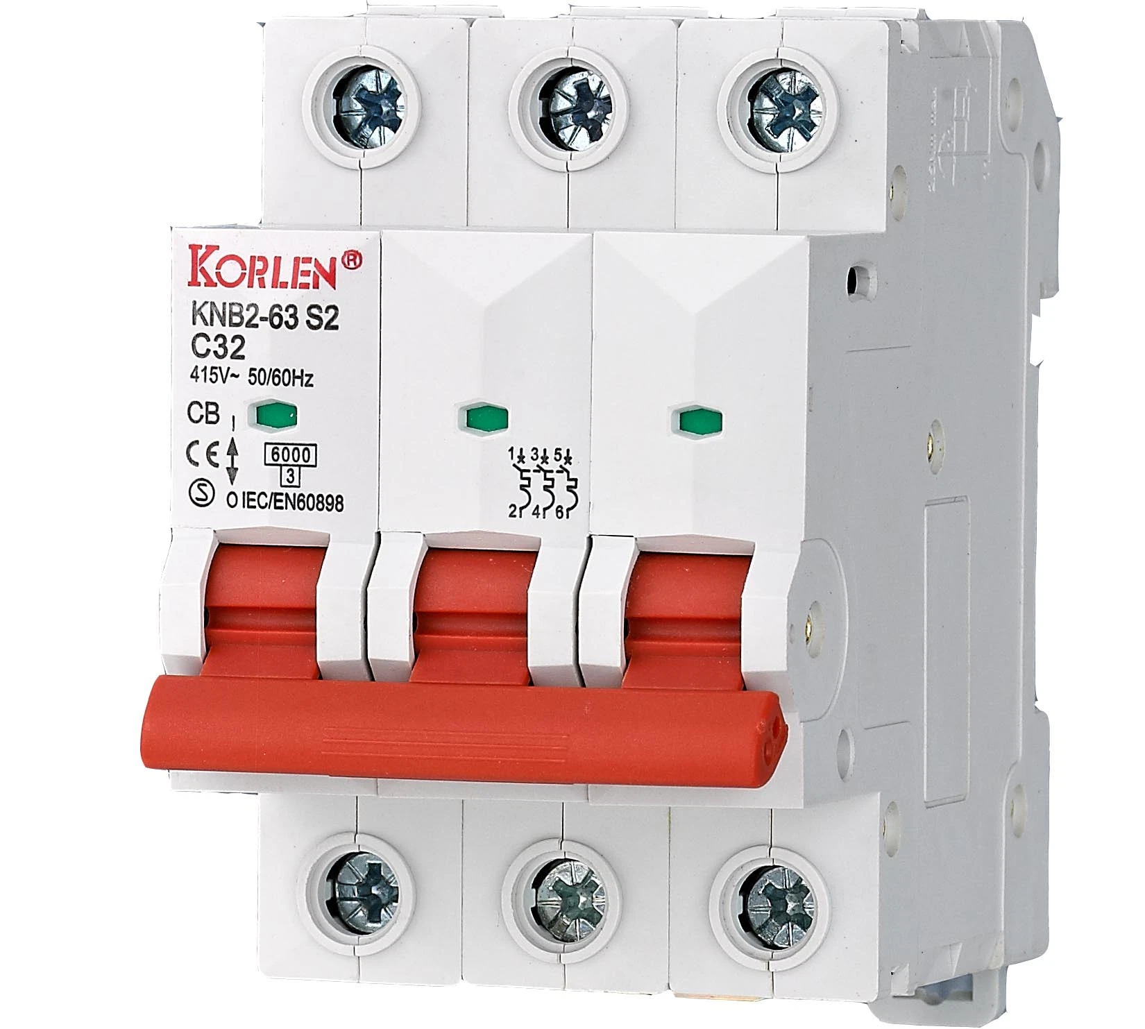 New MCB Mini Circuit Breaker with Three Colours for Indication