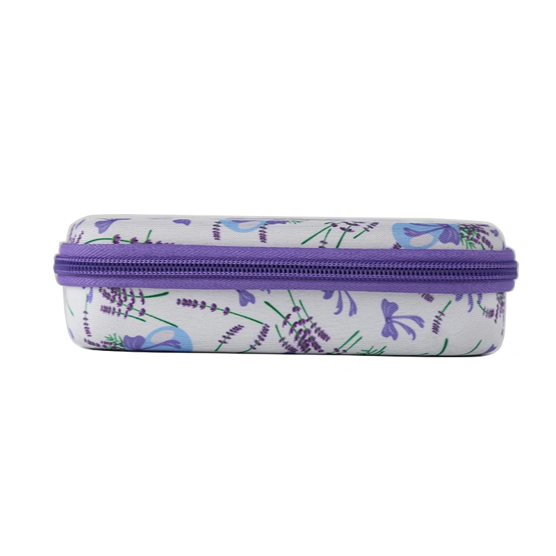 Rouleau de voyage personnalisé bouteilles d'huiles Organiseur sac de transport rigide petit EVA Essential Oil case Aroma Essential Oils cases stockage