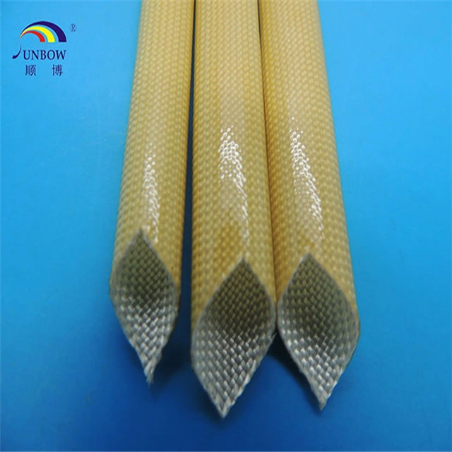 F Grade Polyurethane Coated Fiberglass Sleeving / PU Coated Insulation Sleeve