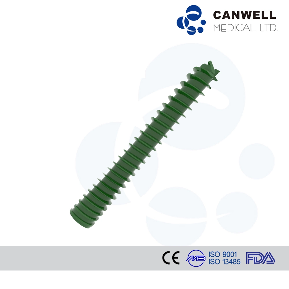 2.5 винт для сжатия с цилиндрической головкой и титановым покрытием Canwell Medical Для ортопедических травматических имплантатов