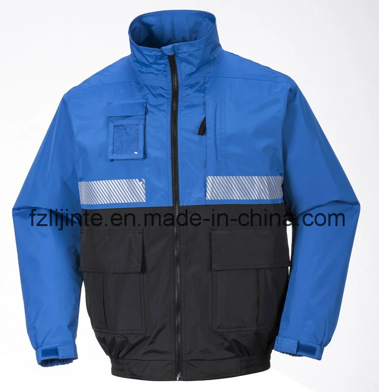 Adult Working Garment Waterproof Workwear Jacket with Reflective Tapes