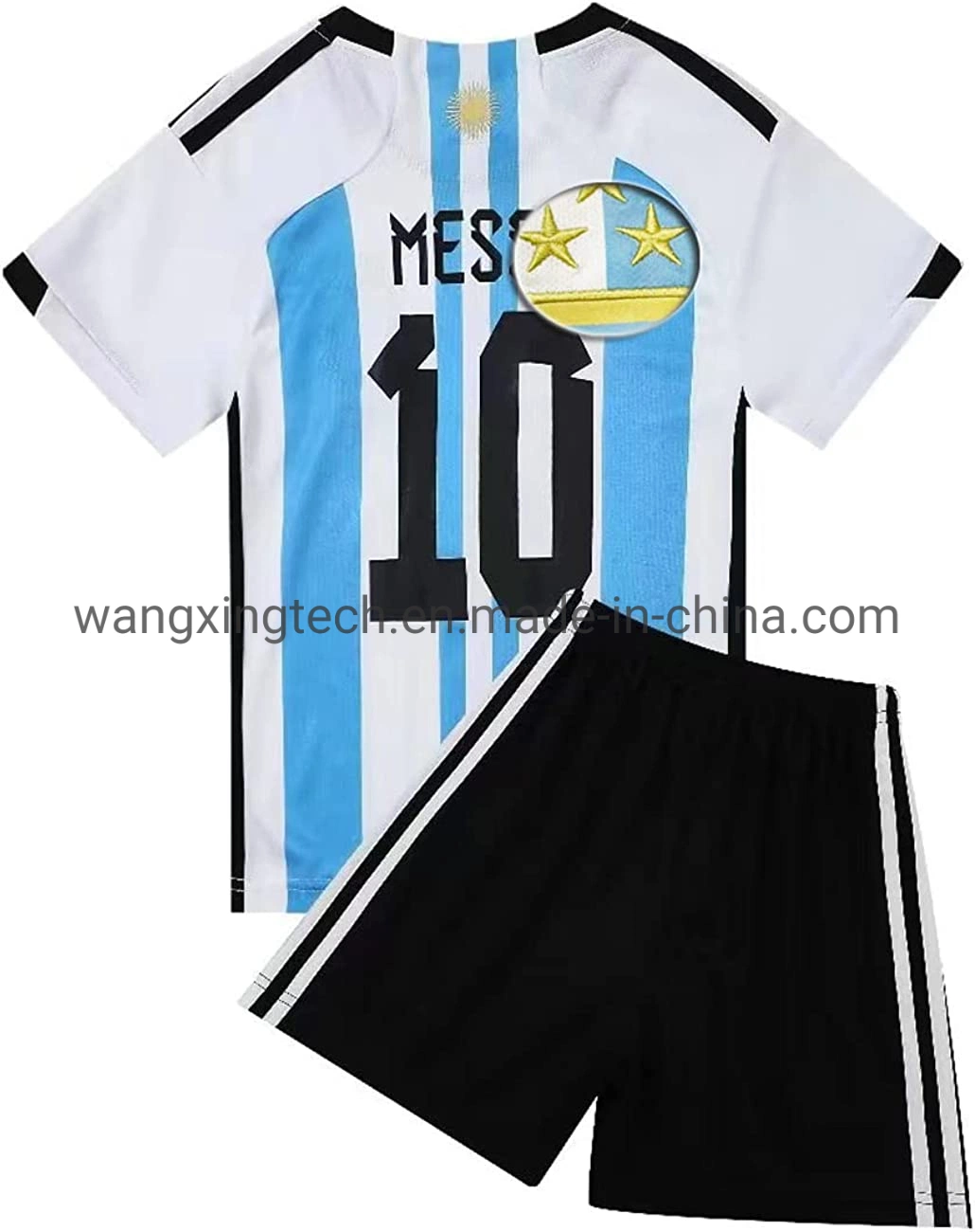 3 Sterne #10 Fußball Argentinien Fußball Trikot 2022 Wc. Jungen Kinder Trikot Trikot Set Jugend