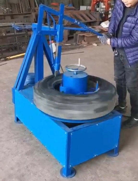 Side Wall Waste Strip Tyre Cutter Rubber Tire Bead Cutting Machine