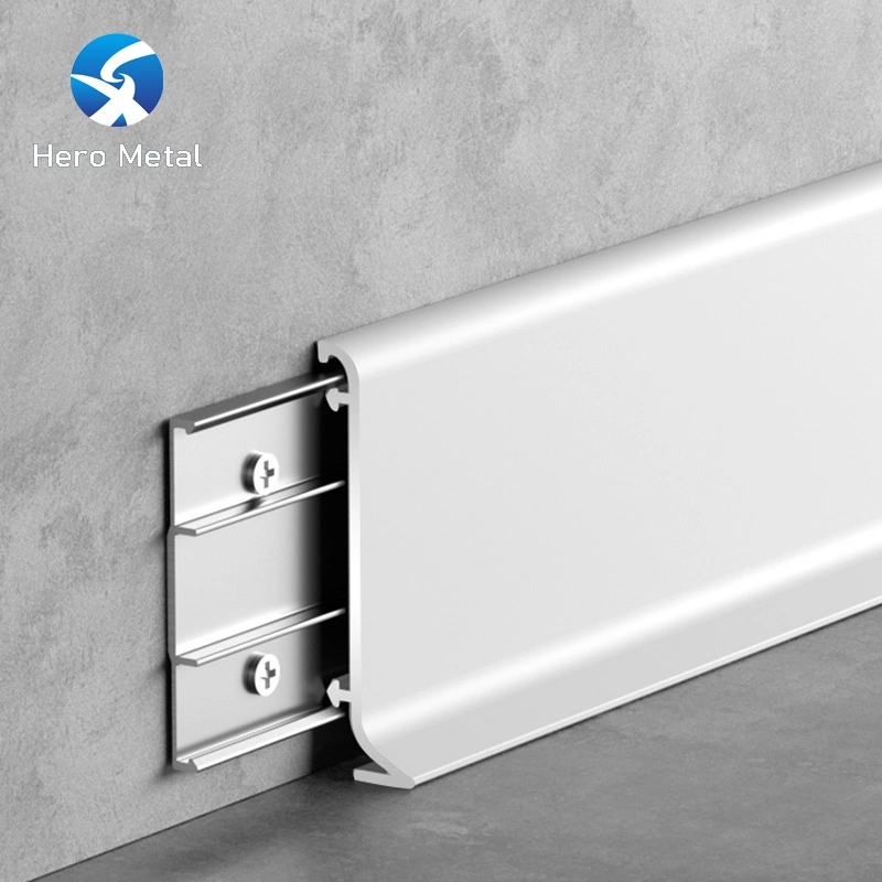 China Foshan Aluminum Skirting Board Cover Wall Corner