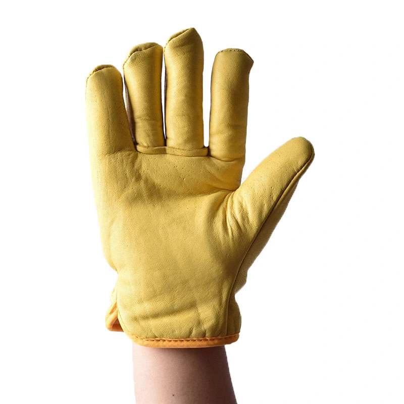 La peau de mouton Jardin Wear-Resistant gants gants de protection en cuir de travail quotidien