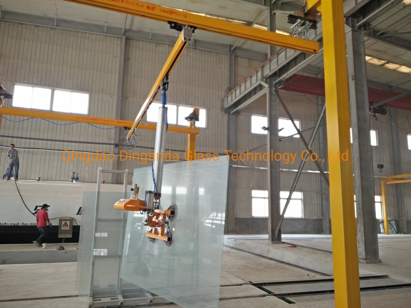 Dingnada Glass/ Glass Machine/ Glass Machinery/ Pneumatic Glass Lifter/Glass Lifting Equipment/ Glass Moving in Warehouse/ Glass Processing Machine/Glass