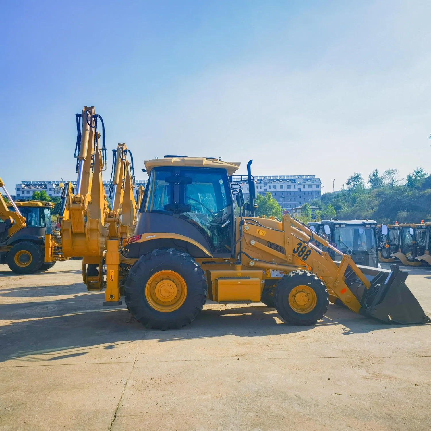 Euro 5 EPA China Small Mini Excavator Backhoe Loader for Sale