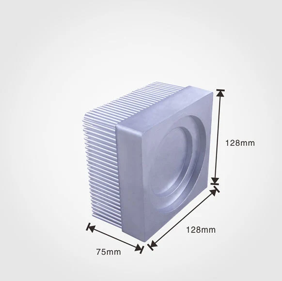 Producto de aluminio forjado en frío de alta potencia para luz LED, luz descendente, luz minera