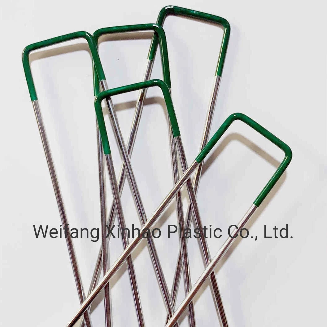 Plastic Nails Steel Pins Staples Pegs for Weed Mat Ground Cover Weed Membrane Weed Barrier Artificial Grass Anti Insect Net