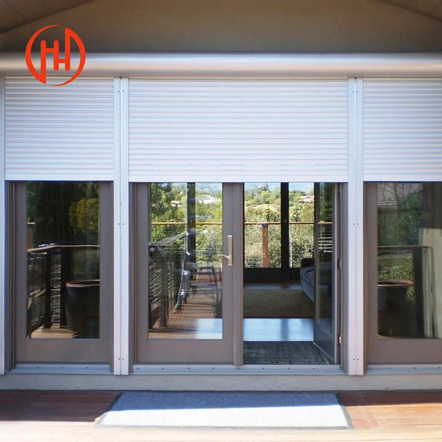 Good Quality Aluminum Window and Door Aluminum Roller Shutters Windows