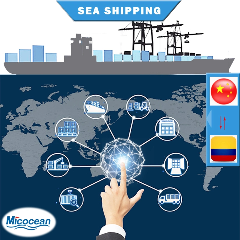 China Logistics Company Ocean Shipping Agency Services da China para Colômbia