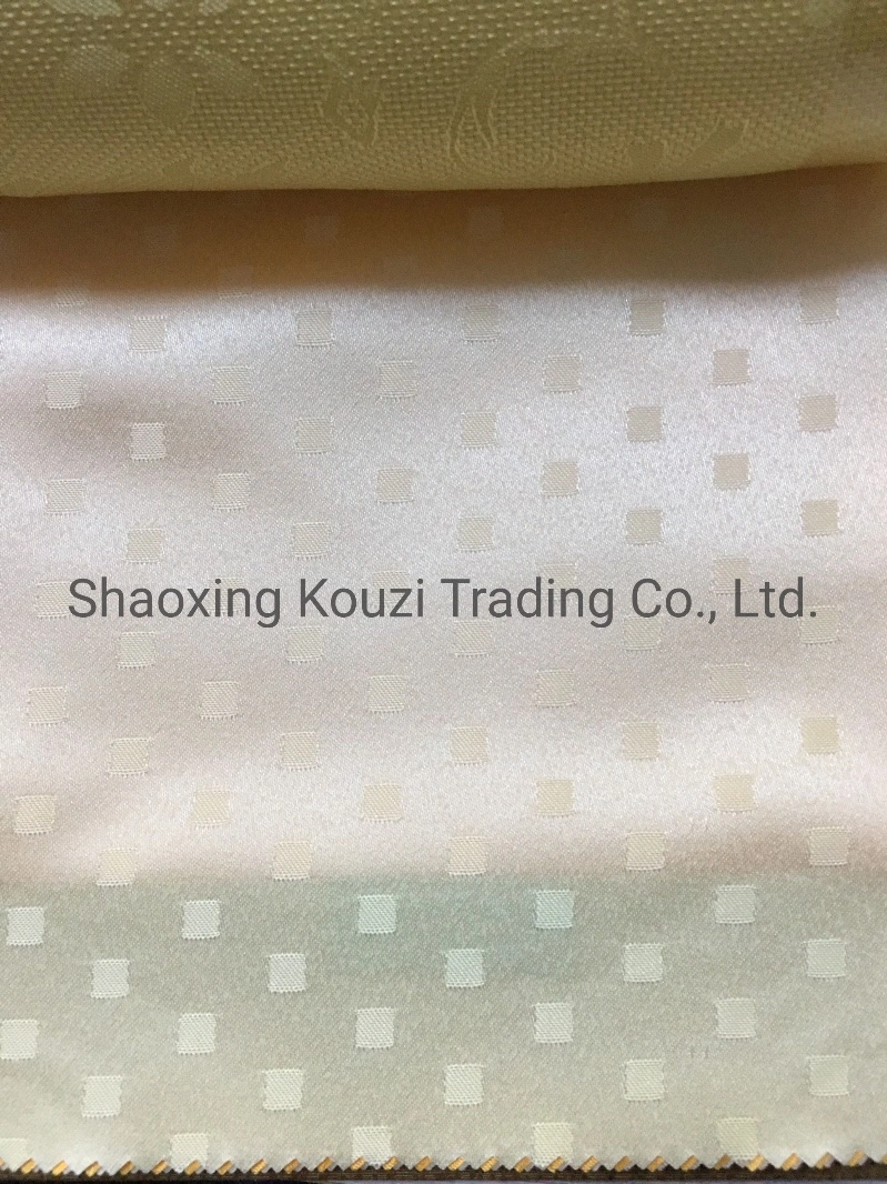 Square Jacquard Design Polyester Home Textile Fabric