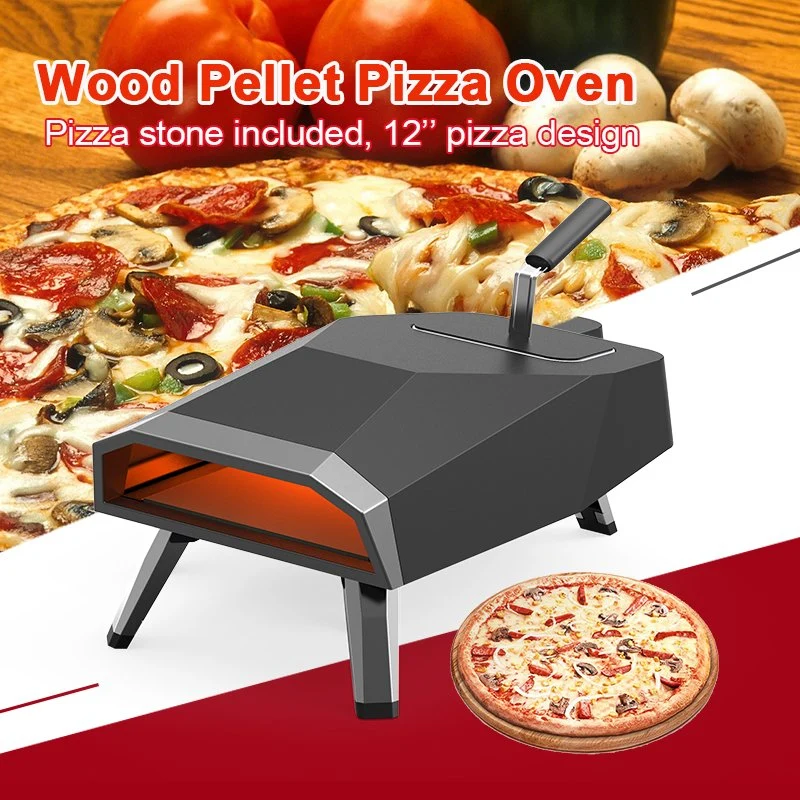 New Style Camping Holz gefeuert 12inch Pizza Ofen mit Box