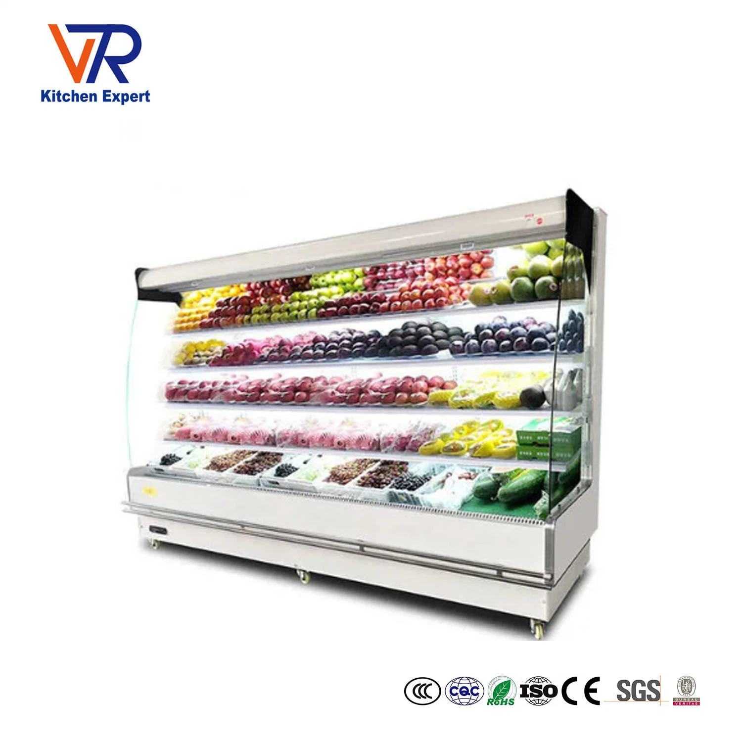 High quality/High cost performance  and Low Price Vegetable Display Refrigerator for Hot Pot and Restaurant