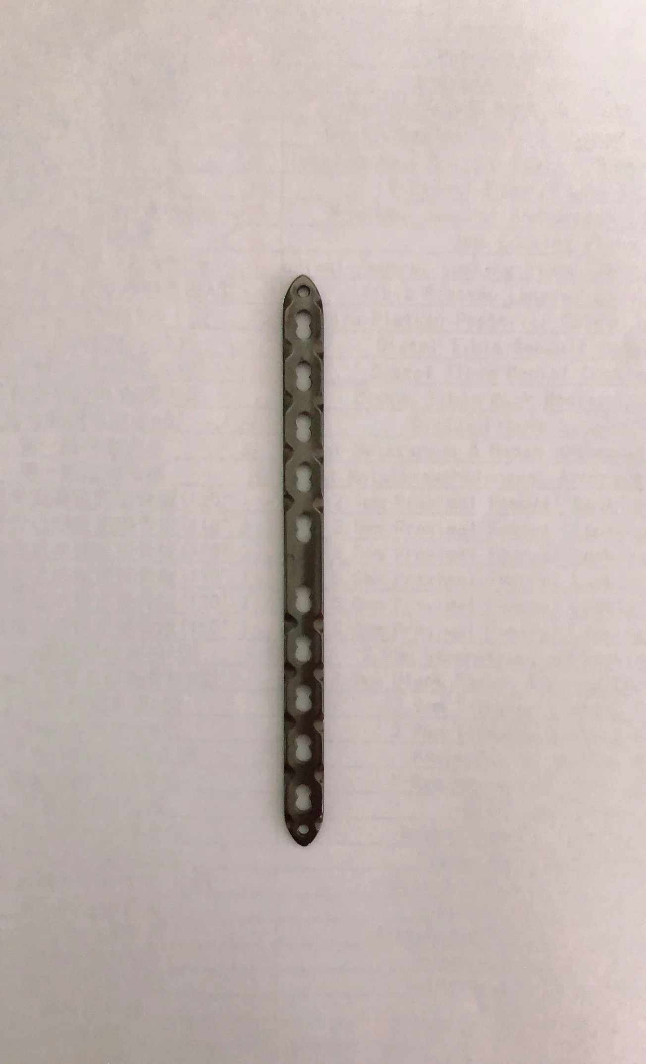 Hospital Orthopedic Implants Titanium 2.9 mm Ulna& Radius Limited Locking Plate