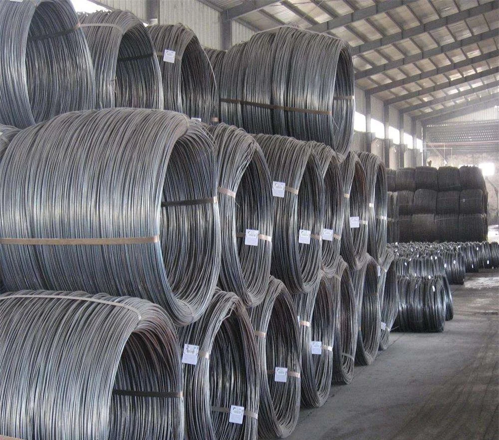 Iron Wire Rod Galvanized Oval Wire Q235 Low Carbon Manufacturers Supply Steel Drawn Wire Free Cutting Steel Construction JIS DIN