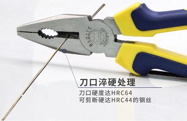 Great Wall Brand Cr-V American Type Round Nose Pliers with 2-Color Handle