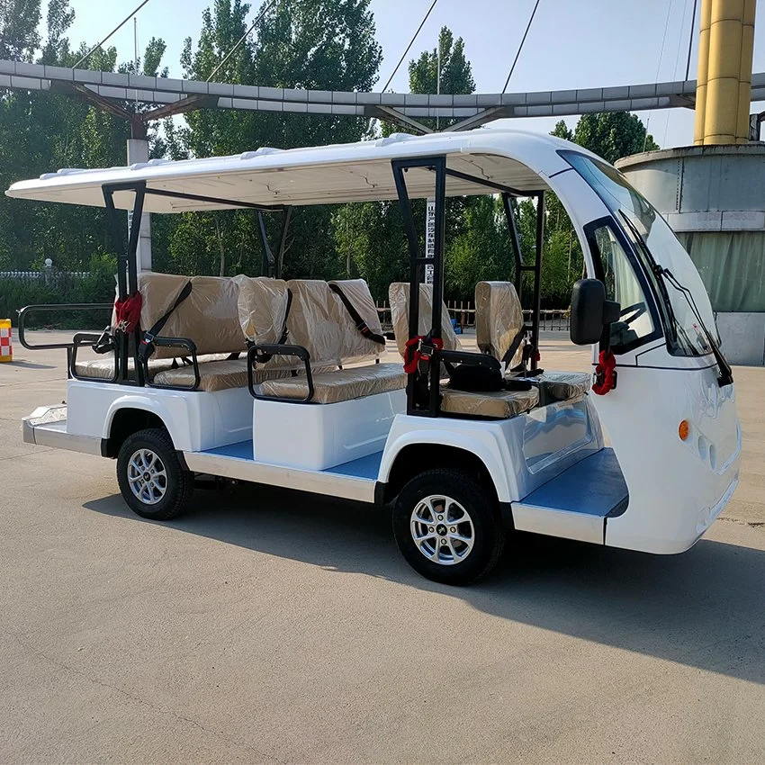 Neues Design 8 Sitze Shuttle Bus Sightseeing Auto mit LED Scheinwerfer