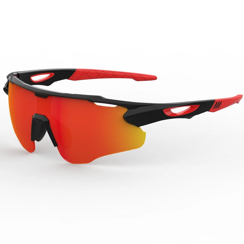 Óculos de sol para bicicleta UV400, óculos esportivos com lentes personalizadas de PC para ciclismo.