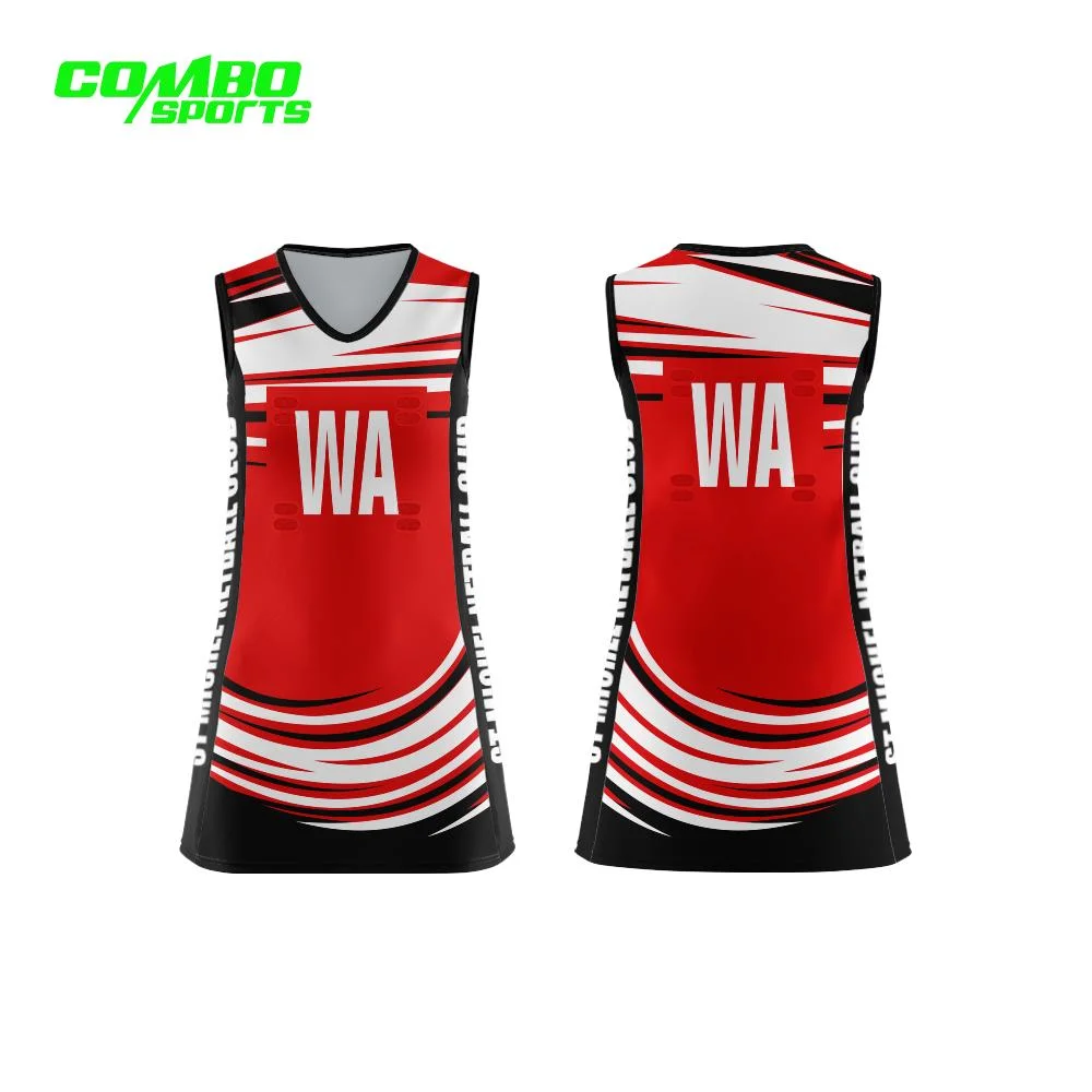 Wholesale/Supplier Cheap New Design Ladies Sexy Polyester Netball Dresses