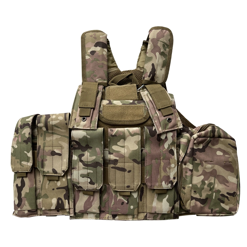 Camouflage Safety Bulletproof Vest with Molle System