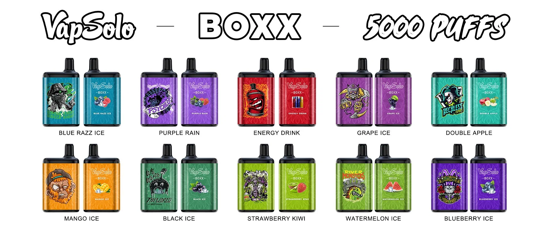 2023 vape Box Series Good Taste More Choice Healthy Product Mesh Coil 5000puffs 12ml Ejuice 2% 5% Nicotine Could Choose