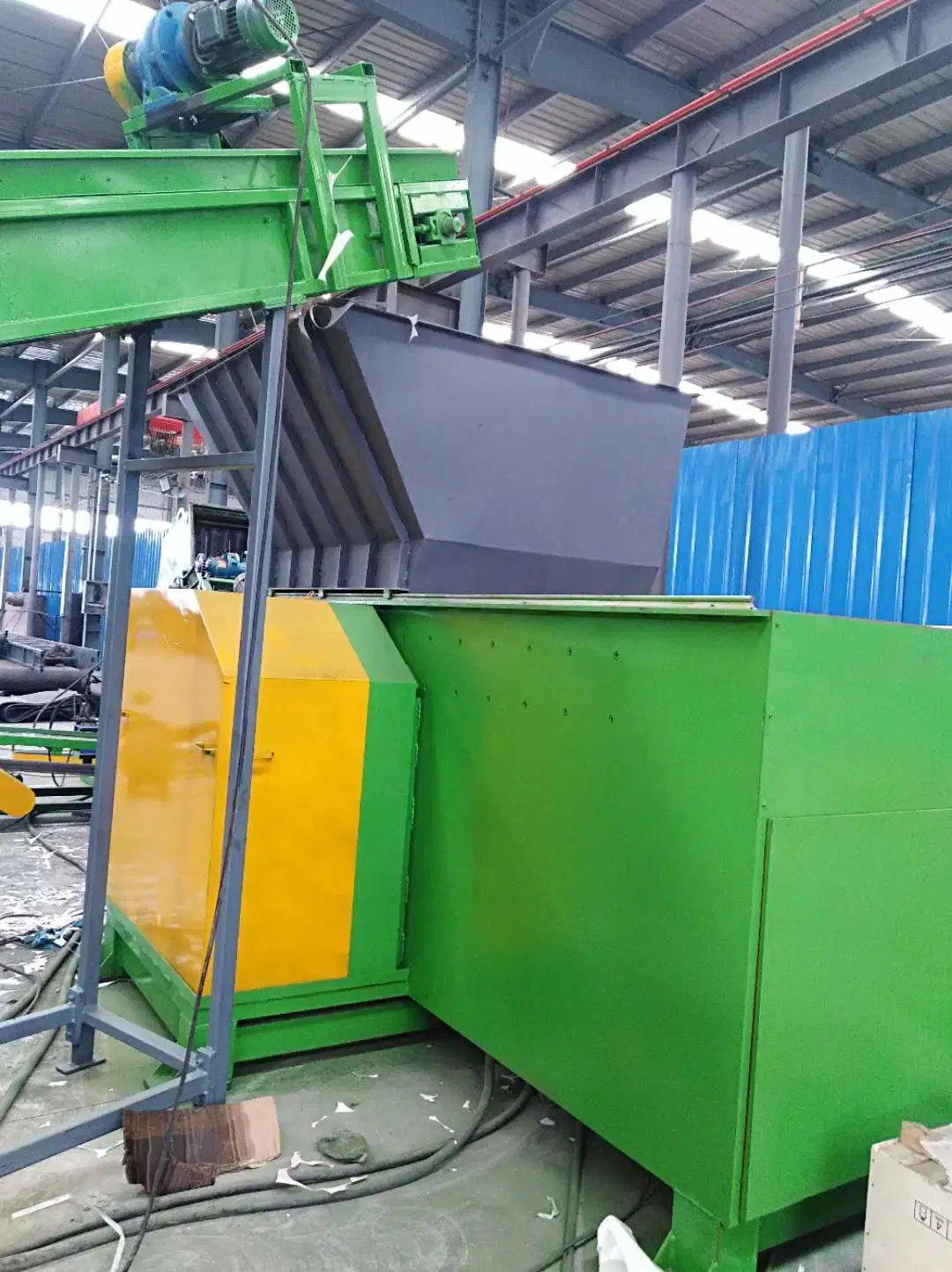 Single Shaft Shredder Plastic Crusher Machine