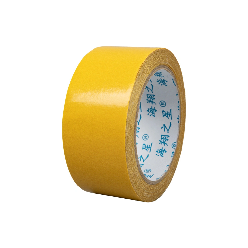 350mic Yellow Hotmelt Glue Self Adhesive Carpet Edge Tape