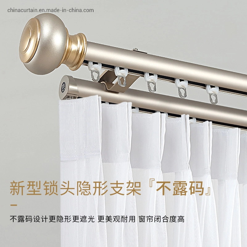 Roman Rod Hot Sale Multi Color Household Silent Roman Rod Single and Double Rod Curtain Track Accessories