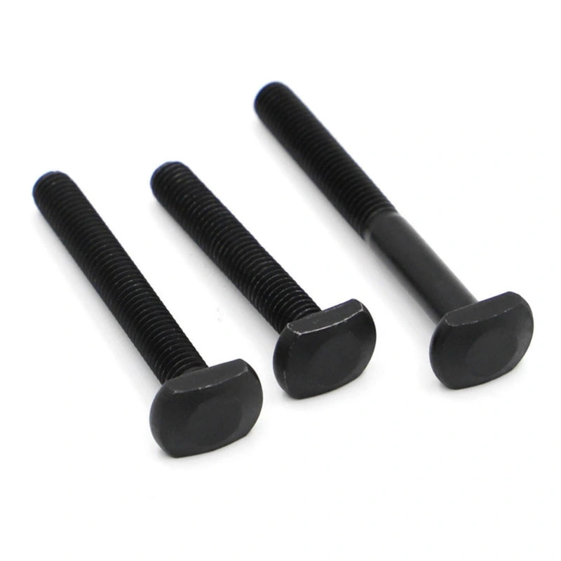 Non Standard Black High-Strength Cold Heading Half Thread T Head Type Bolt