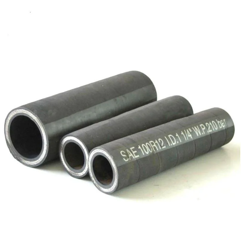 High quality/High cost performance 4 Steel Spirals Hydraulic Rubber Hose for Mechanical Equipment